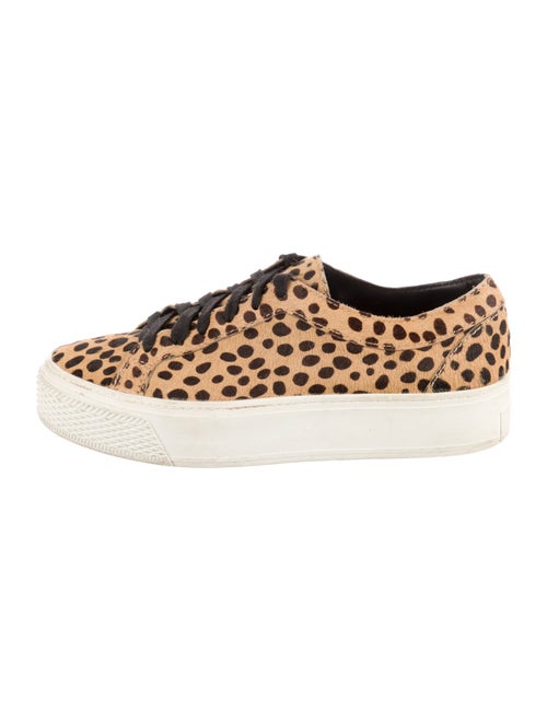 Loeffler Randall Ponyhair Animal Print Sneakers