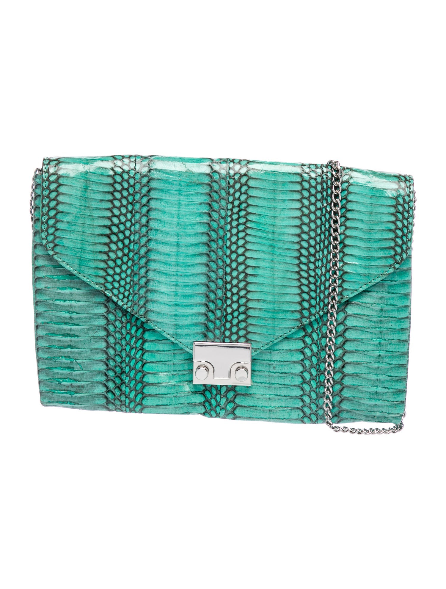 Loeffler Randall Snakeskin Crossbody Bag