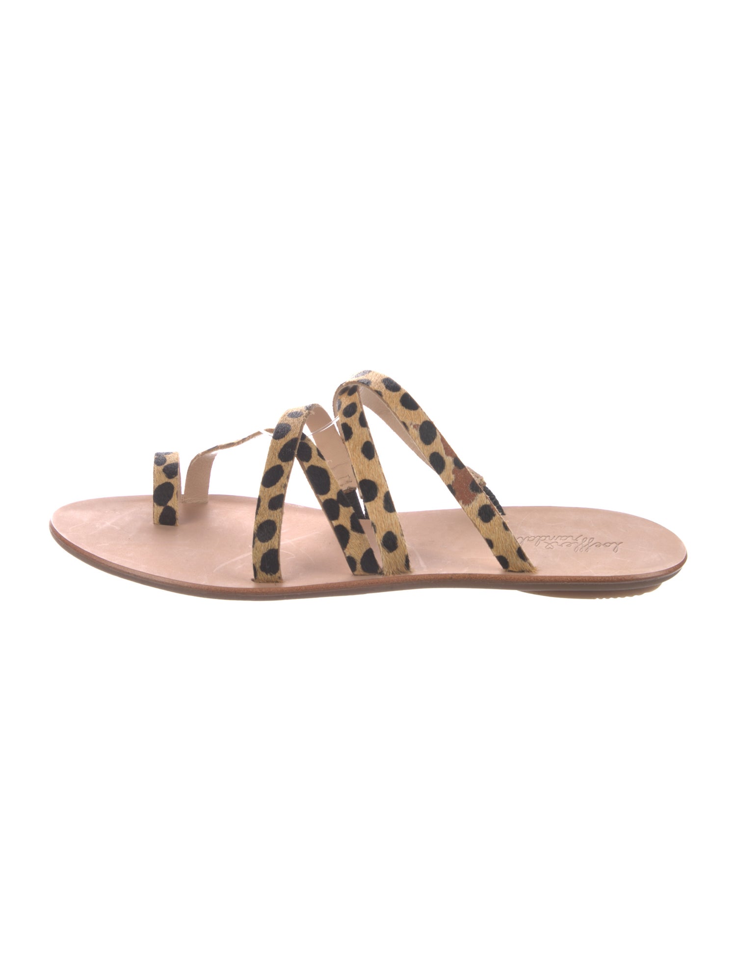 Loeffler Randall Ponyhair Animal Print Slides