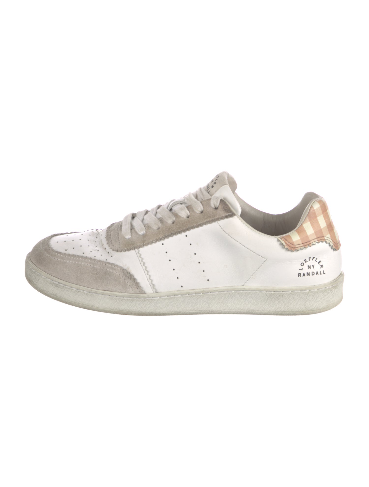 Loeffler Randall Leather Printed Sneakers