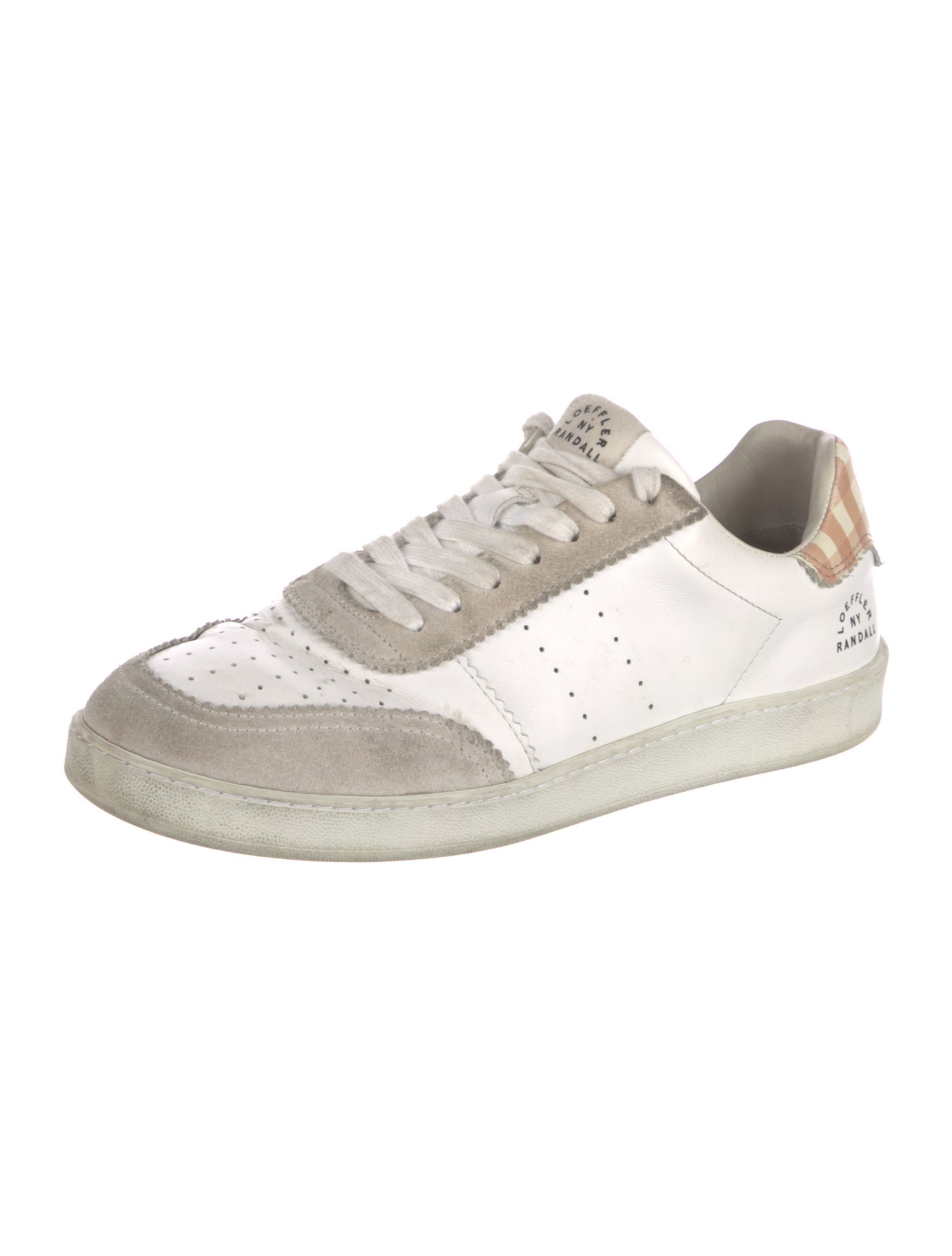 Loeffler Randall Leather Printed Sneakers