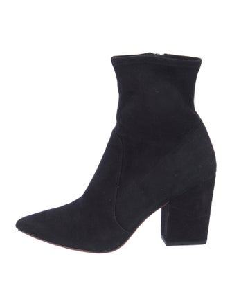 Loeffler Randall Suede Sock Boots