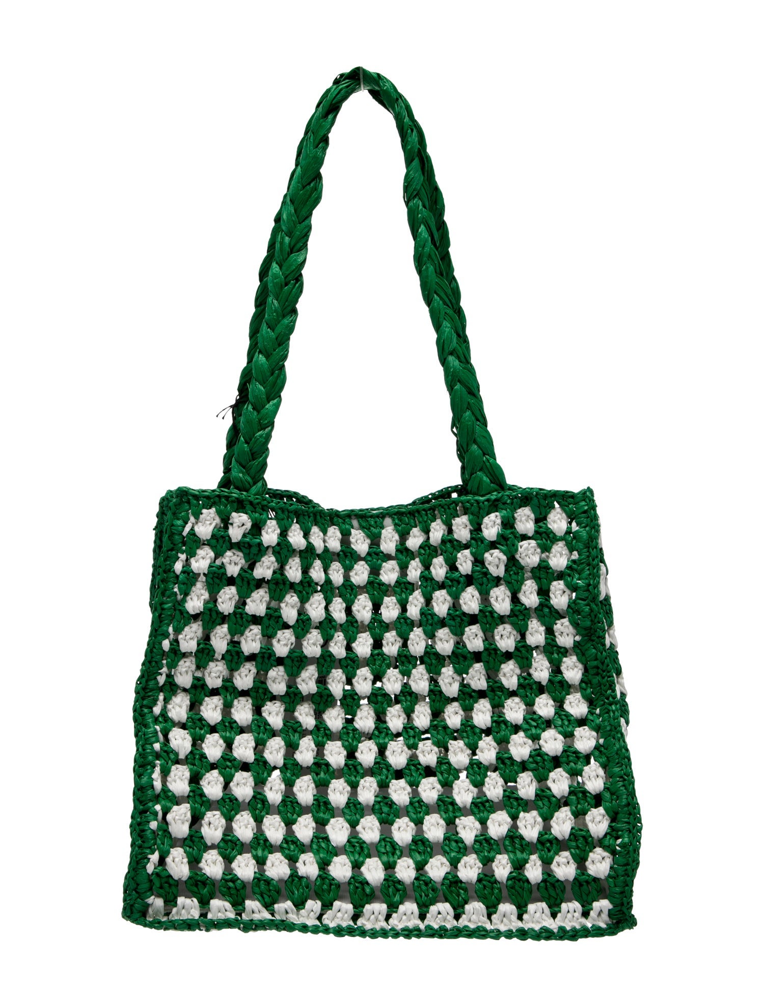 Loeffler Randall Straw Top Handle Bag