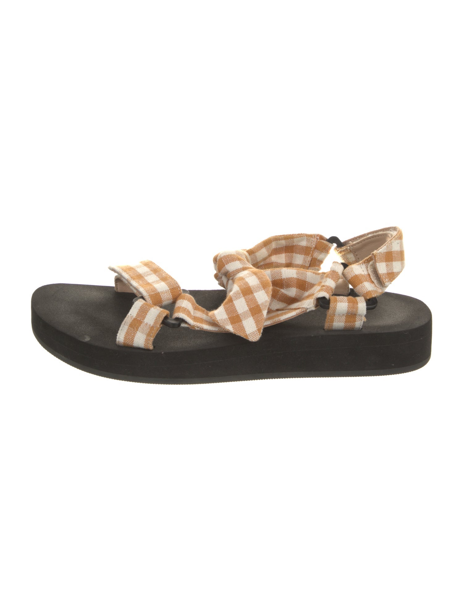 Loeffler Randall Canvas Plaid Print Sandals