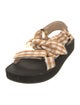 Loeffler Randall Canvas Plaid Print Sandals
