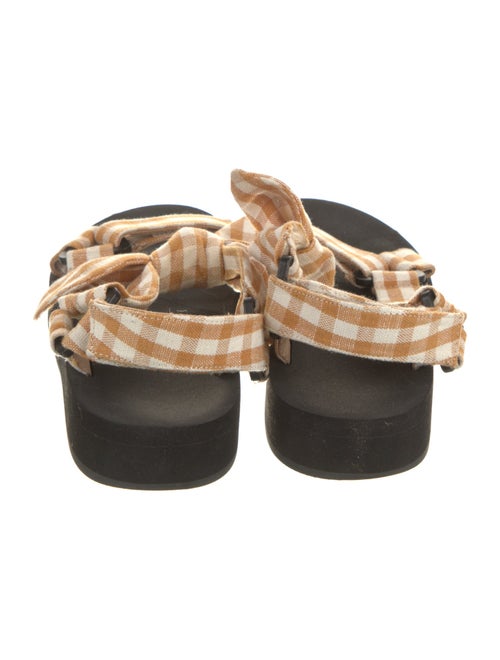 Loeffler Randall Canvas Plaid Print Sandals