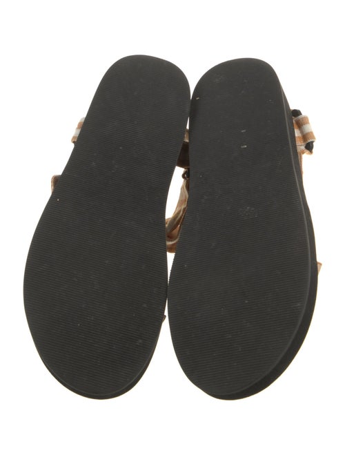 Loeffler Randall Canvas Plaid Print Sandals