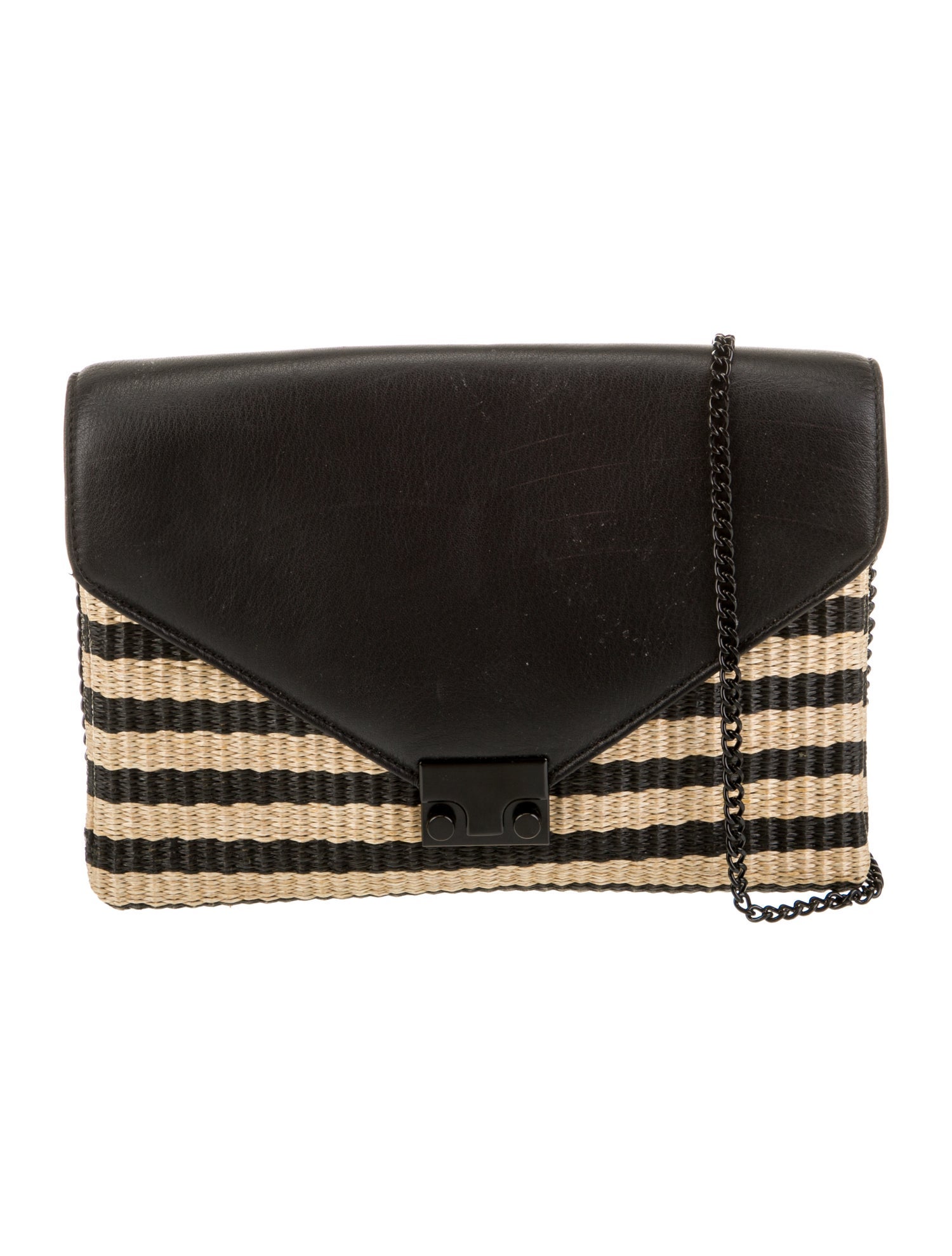 Loeffler Randall Raffia Minaudière