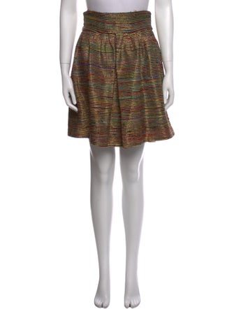 Loeffler Randall Silk Knee-Length Skirt