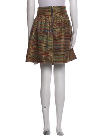 Loeffler Randall Silk Knee-Length Skirt