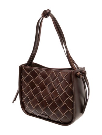 Loeffler Randall Leather Top Handle Bag