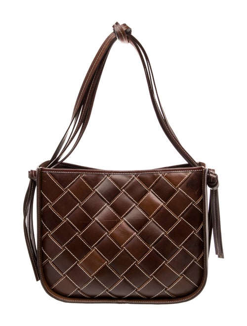 Loeffler Randall Leather Top Handle Bag