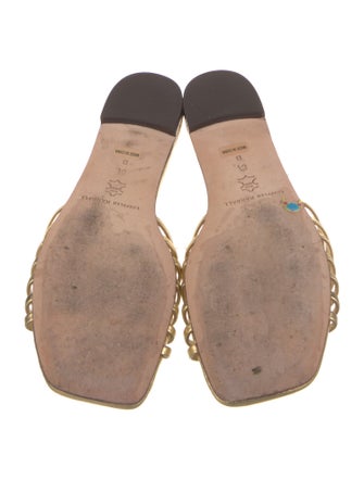 Loeffler Randall Leather Slides