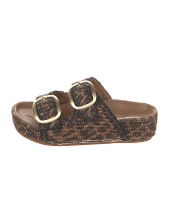Loeffler Randall Raffia Printed Espadrilles
