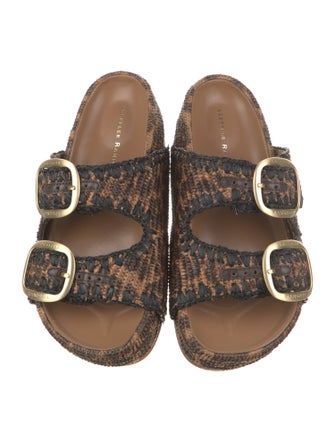 Loeffler Randall Raffia Printed Espadrilles