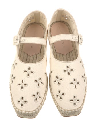 Loeffler Randall Canvas Whipstitch Trim Espadrilles