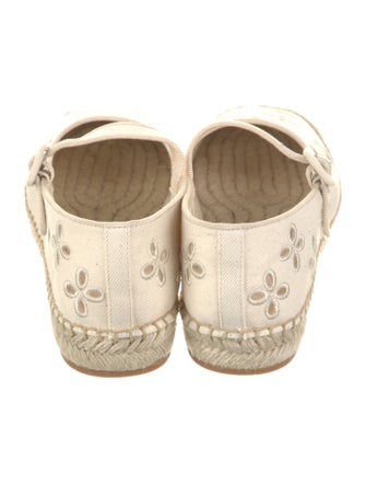 Loeffler Randall Canvas Whipstitch Trim Espadrilles