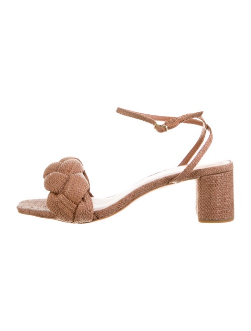 Loeffler Randall Raffia Braided Accents Espadrilles