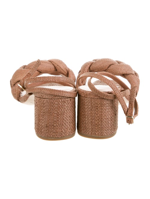 Loeffler Randall Raffia Braided Accents Espadrilles