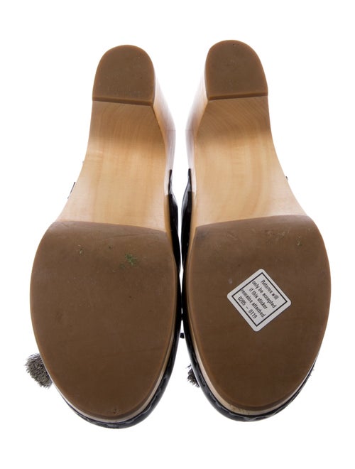 Loeffler Randall Leather Tassel Accents Mules