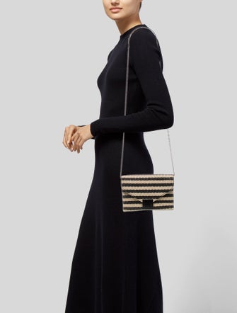 Loeffler Randall Raffia Crossbody Bag