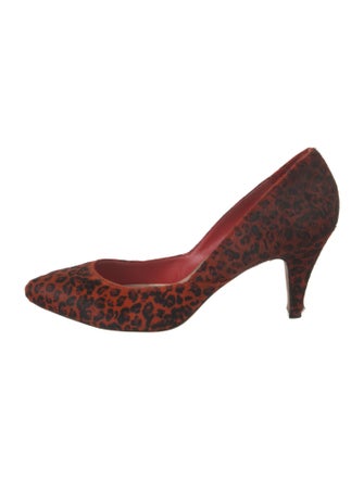 Loeffler Randall Ponyhair Printed Pumps