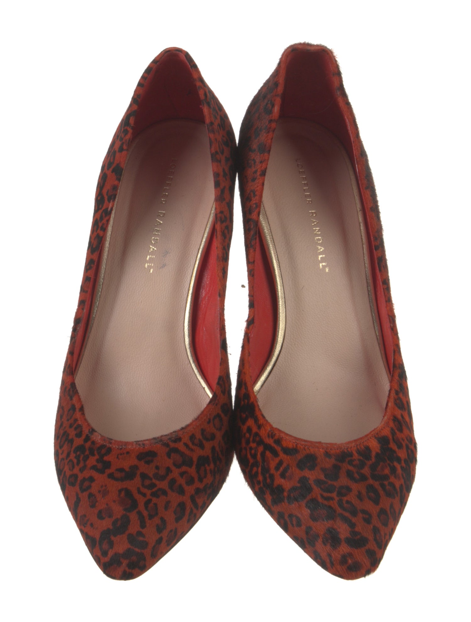 Loeffler Randall Ponyhair Printed Pumps