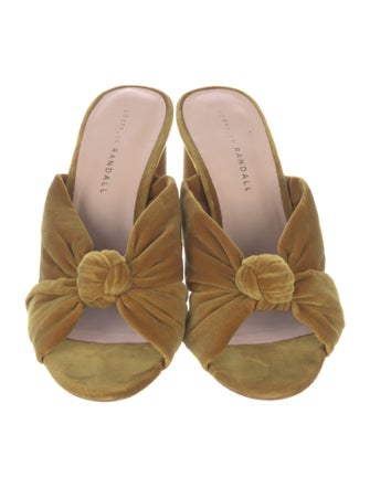 Loeffler Randall Velvet Slides