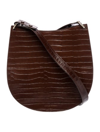 Loeffler Randall Embossed Leather Crossbody Bag