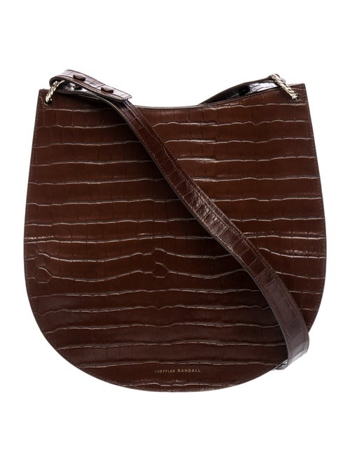 Loeffler Randall Embossed Leather Crossbody Bag