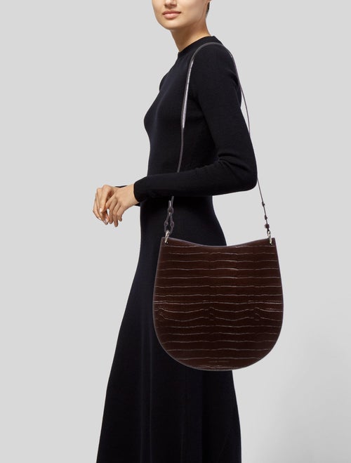 Loeffler Randall Embossed Leather Crossbody Bag