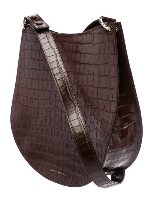 Loeffler Randall Embossed Leather Crossbody Bag