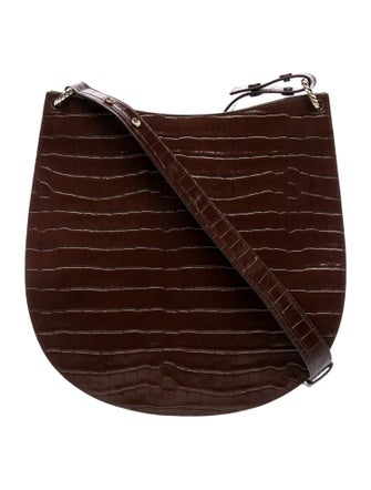 Loeffler Randall Embossed Leather Crossbody Bag