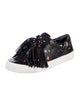 Loeffler Randall Leather Printed Sneakers
