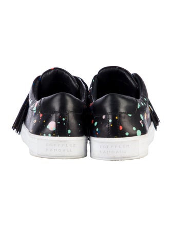 Loeffler Randall Leather Printed Sneakers