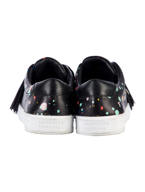 Loeffler Randall Leather Printed Sneakers