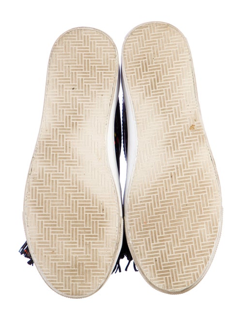 Loeffler Randall Leather Printed Sneakers