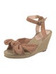 Loeffler Randall Suede Bow Accents Espadrilles