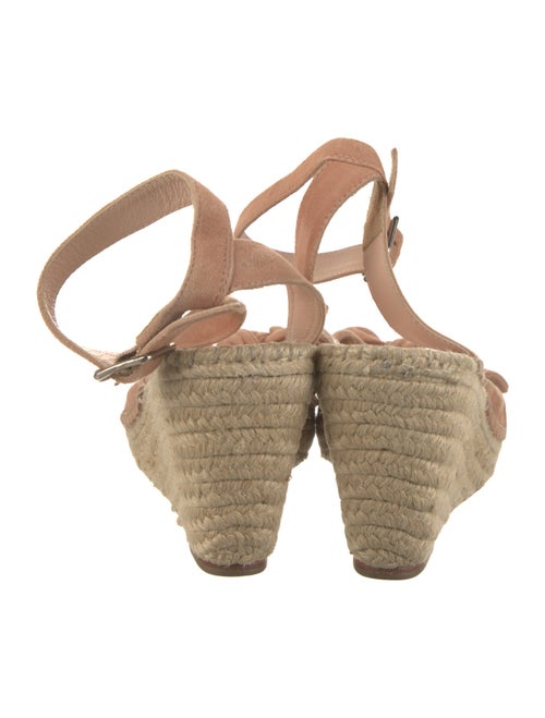 Loeffler Randall Suede Bow Accents Espadrilles
