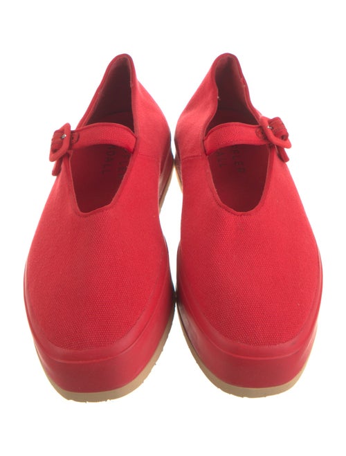 Loeffler Randall Canvas Mary Jane Flats