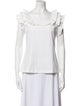 Loeffler Randall Square Neckline Sleeveless Blouse
