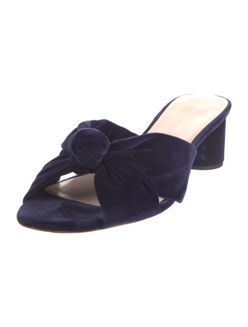 Loeffler Randall Velvet Slides