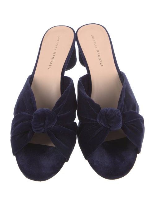 Loeffler Randall Velvet Slides