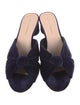 Loeffler Randall Velvet Slides