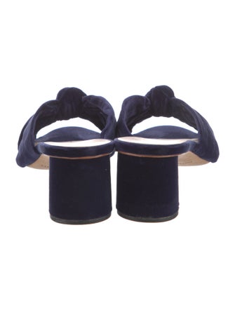 Loeffler Randall Velvet Slides