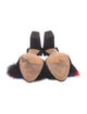 Loeffler Randall Suede Pom-Pom Embellishments Sandals
