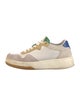 Loeffler Randall Leather Colorblock Pattern Sneakers