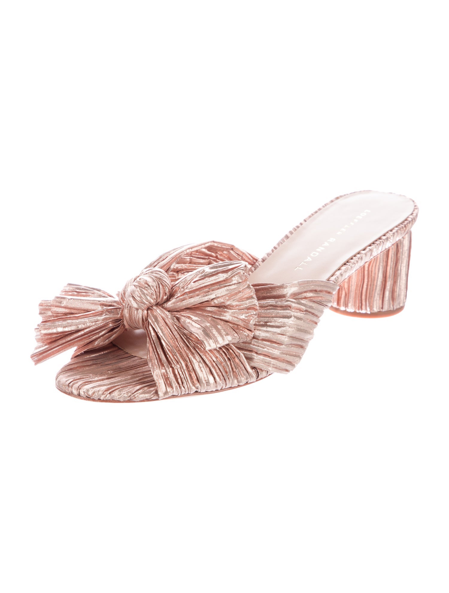 Loeffler Randall Bow Accents Slides