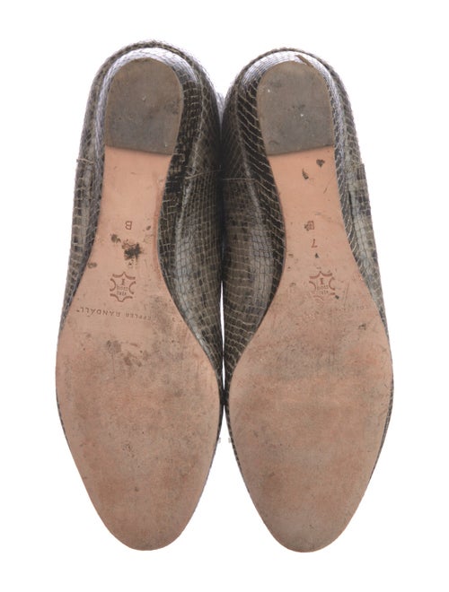 Loeffler Randall Leather Animal Print Boots