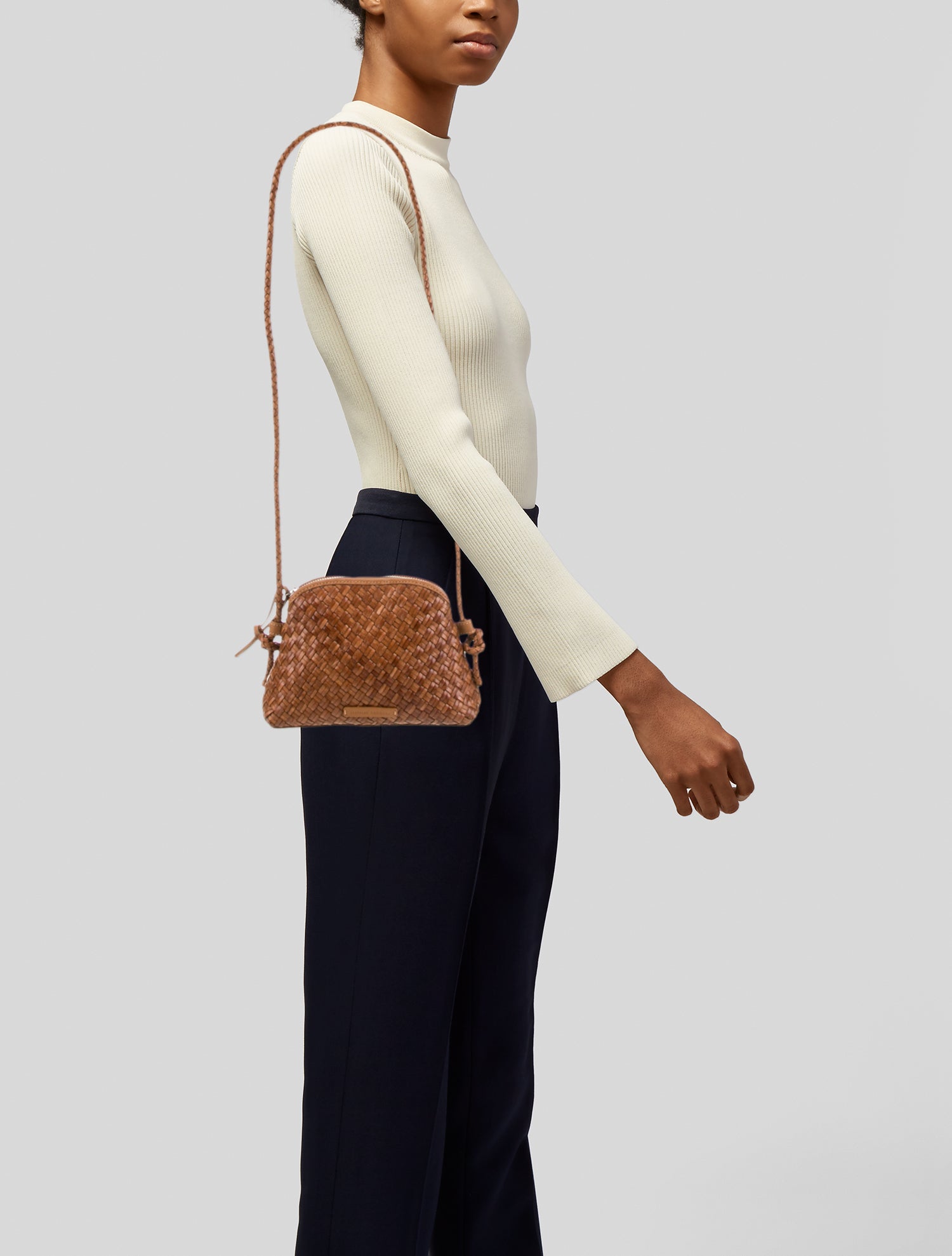 Loeffler Randall Leather Crossbody Bag